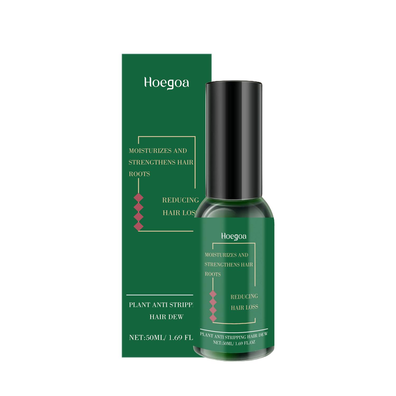 Spray idratante Valstrend Plant Anti Stripping Hair Dew su capelli umidi, mantiene l'idratazione e previene la perdita di umidità
