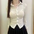 Tuta slim con vita elasticata per donna, modello uniforme, in tessuto morbido e comodo, marchio Valstrend Shop.