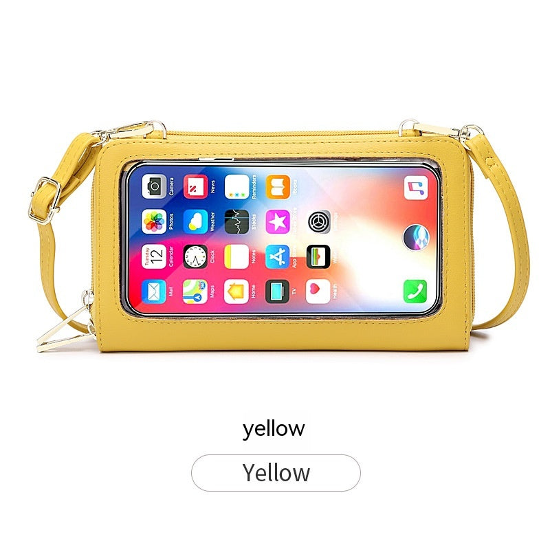 Borsa antitaccheggio Valstrend per carte di credito e smartphone, tracolla universale e protezione antifurto, stile elegante