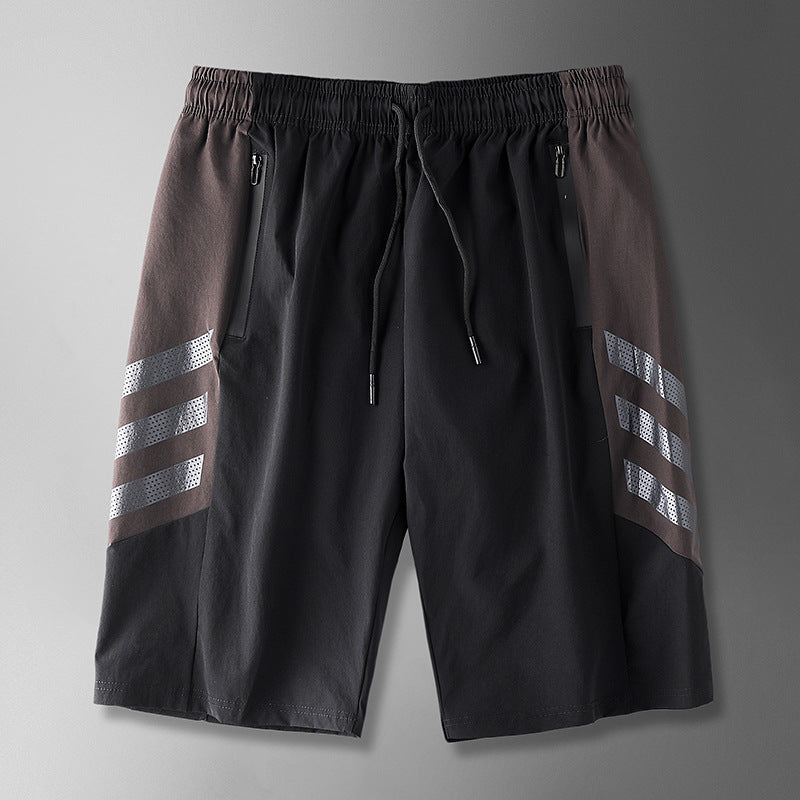 Pantaloncini sportivi da uomo Valstrend, pantaloni casual estivi, tessuto leggero e comodo, design sportivo e moderno.