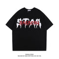 T-shirt estivo da uomo Valstrend in stile americano, con stampa lettera hip hop a maniche corte e design alla moda.