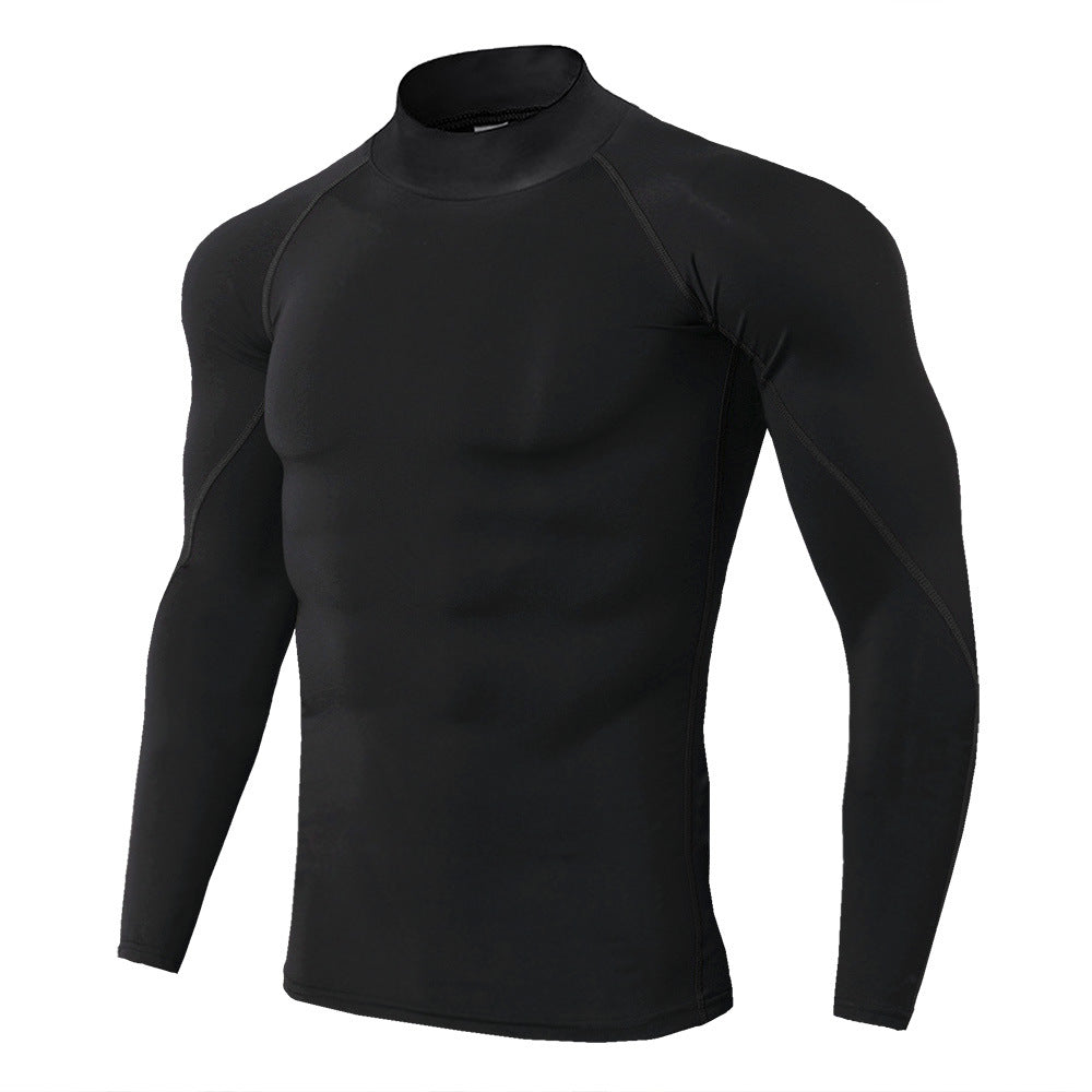 Maglione uomo a collo alto Valstrend, maglia sportiva a maniche lunghe autunno-inverno, rapido asciugamento, tessuto comodo