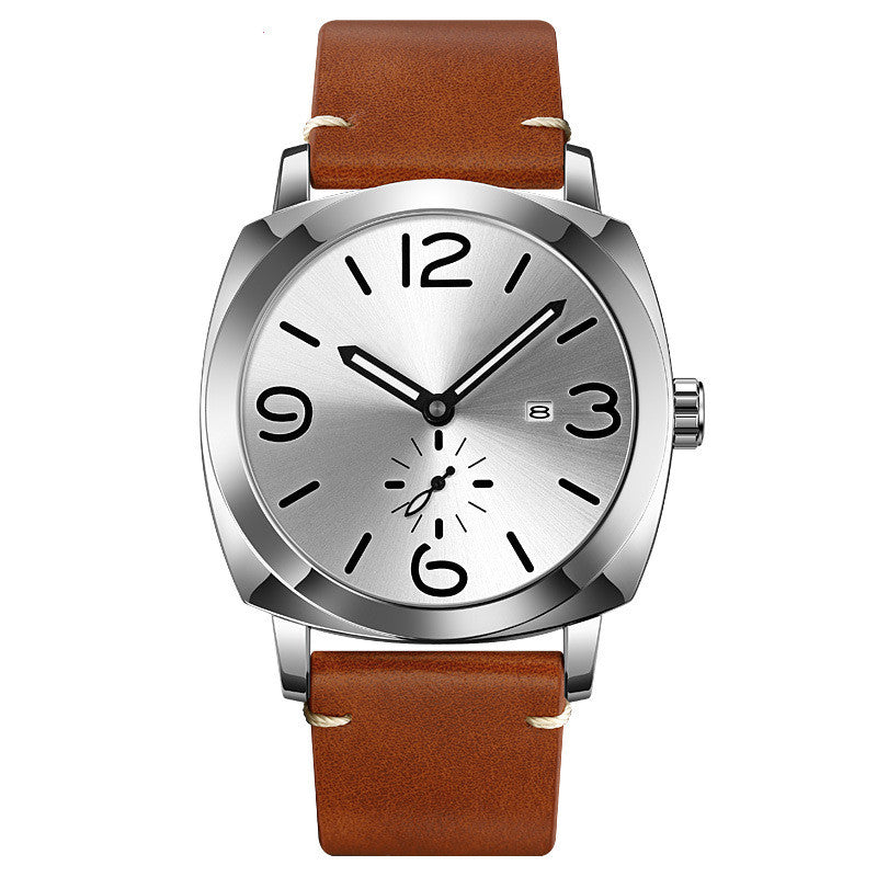 Orologio da uomo Valstrend con cinturino semplice e grande scritta, stile minimalista e moderno sul quadrante.