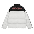 Men's Color Contrast Patchwork Stand Collar Bread Cotton-padded Jacket