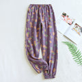 Pantaloni larghi in cotone da donna Valstrend, pantaloni anti-zanzara comodi per casa con design casual e stile rilassato