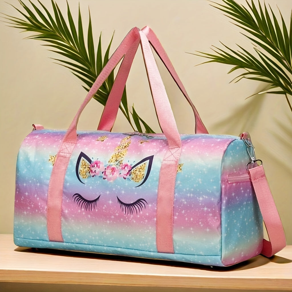 Borsa da viaggio unicorn Valstrend, tracolla singola, grande capacità, ideale per sport e viaggi all'aperto.