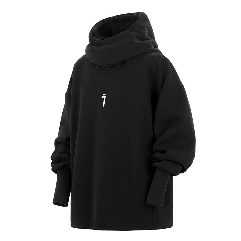 Maglione casual uomo Valstrend con cappello da mago, vestibilità ampia e stile rilassato, in tessuto morbido e comodo.