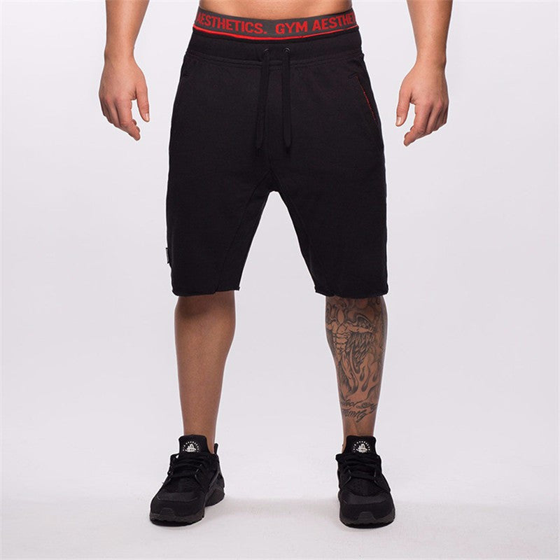 Muscle fitness Summer Shorts brothers Dr. sports pants five running training pants one generation