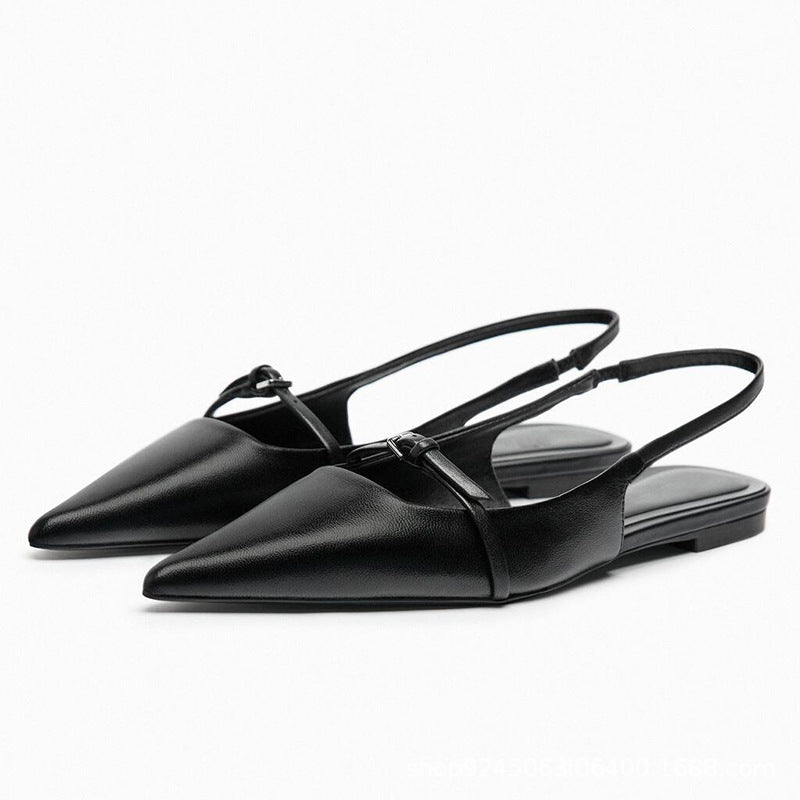 Sandali donna Valstrend con punta a punta, cinturino e design aperto, stile elegante e alla moda