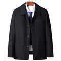 Giacca leggera autunnale da uomo Valstrend, stile casual con collo e chiusura frontale, adatta a primavera e autunno.