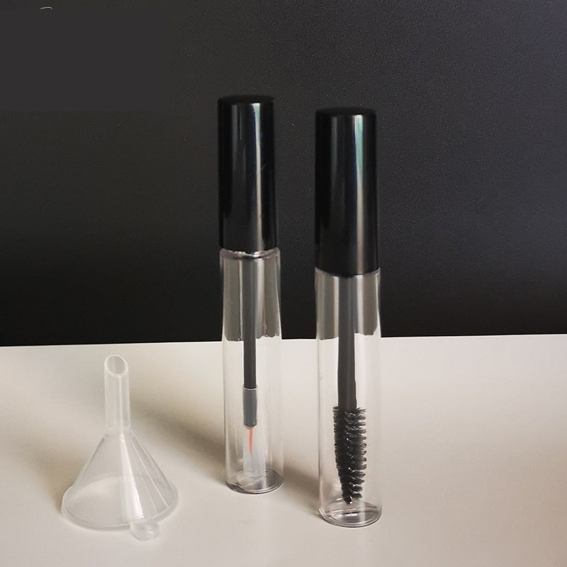 Bottiglia trasparente per trucco Valstrend, contenitore per mascara, eyeliner e colla per ciglie false, con scomparto per conservazione.