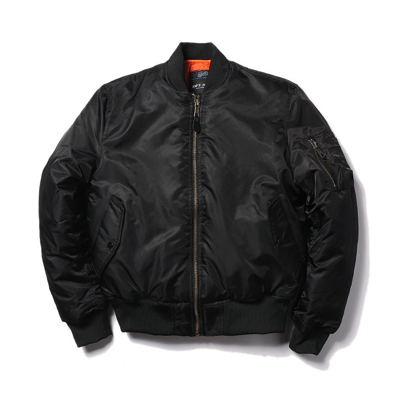 Autumn And Winter Thickened Pilot Jacket Air Force Men's Fashion Baseball Uniform