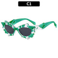 Occhiali da sole cat eye Valstrend, stile coreano, forma concava, fashion street, protezione dal sole, ideali per viaggi e moda.