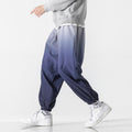 Pantaloni casual da estate per ragazzi Valstrend con motivo a gradiente, tessuto leggero e stile giovanile, visibili in dettaglio nell'immagine.