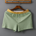 Boxer casual da uomo in cotone traspirante e largo, marca Valstrend Shop, visibile in tessuto morbido e comodo.