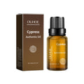 Olio autentico di cipresso Valstrend, bottiglia da 100 ml con etichetta verde e contenuto di olio essenziale di cipresso.