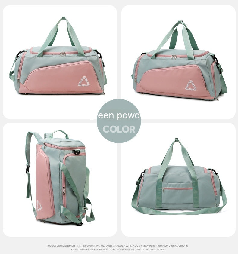 Zaino portatile Valstrend per separazione di acqua e secco, grande capacità per viaggi, con scomparti spaziosi e resistenti.