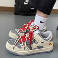 Scarpe da ginnastica per coppie Valstrend, sneakers con lacci doppi, altezza aumentata, traspiranti e casual per coppie.