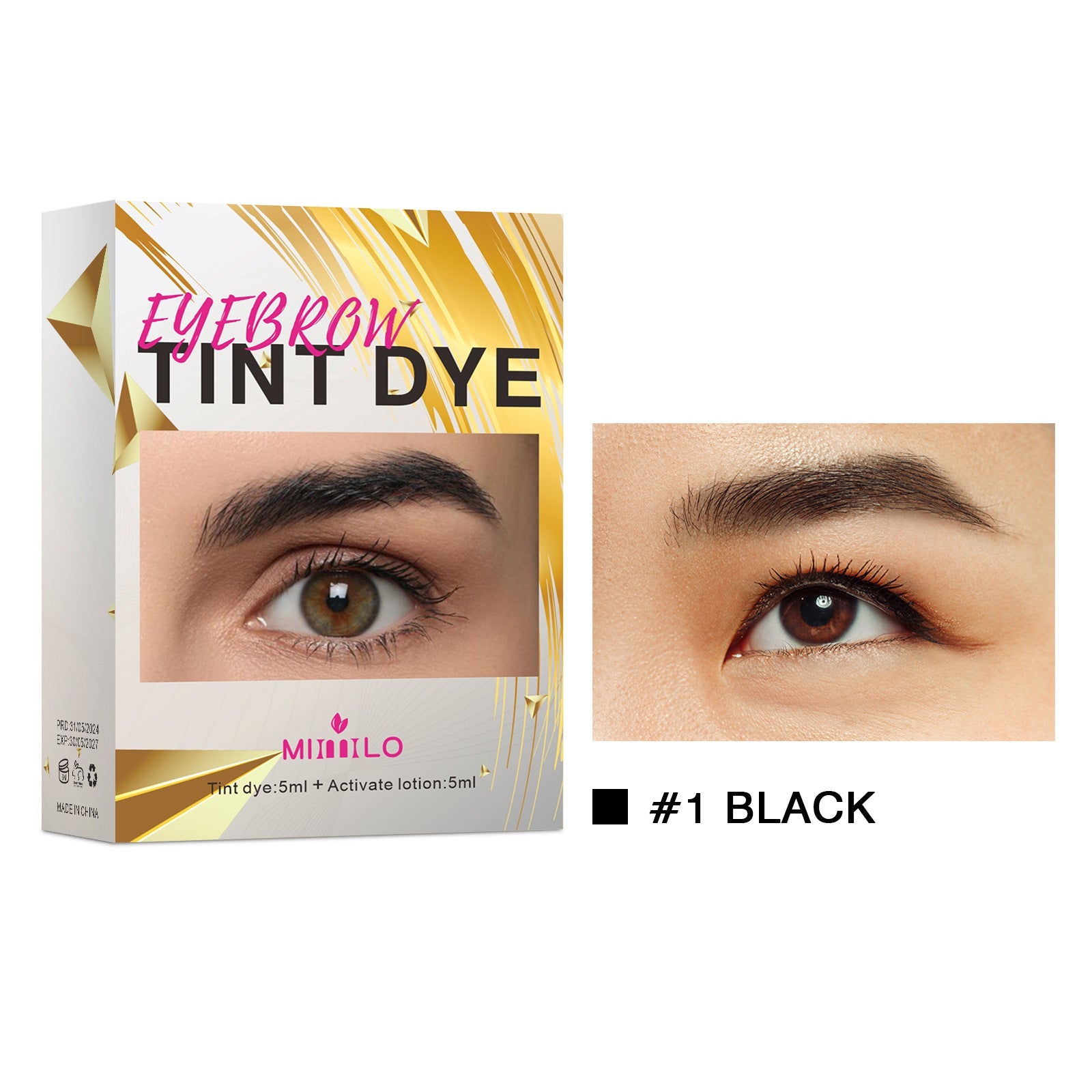 Eyebrow Stain Waterproof Quick-drying Semi-permanent