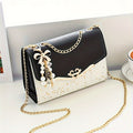 A Festive Mini Shoulder Bag with Shiny Details - PU Material, Lightweight, Adjustable Shoulder Strap, Magnetic Closure, Perfect for Giving to Relatives And Friends During Holidays