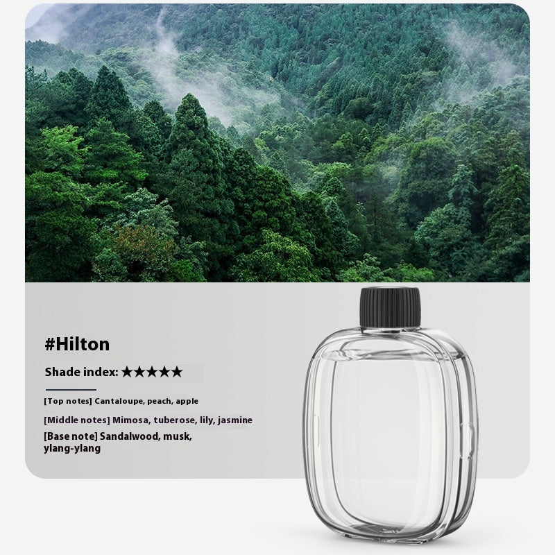 Diffusore di aromi V01pro di Valstrend shop con bottiglia di olio essenziale, visibile con parte del diffusore e olio.