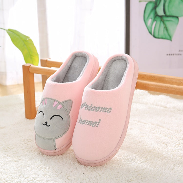 Household Warm Women's Woolen Slippers