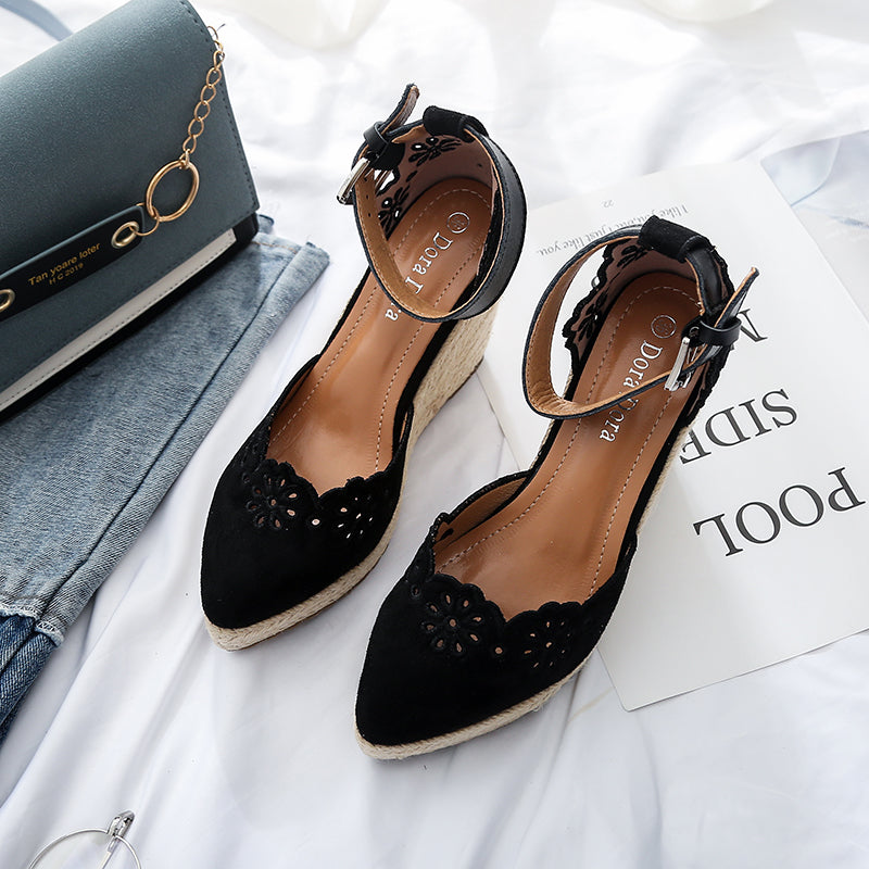 Sandali da donna Valstrend con tacchi alti e stile fisherman’s shoes Baotou, cinturino e suola resistente, suola antiscivolo