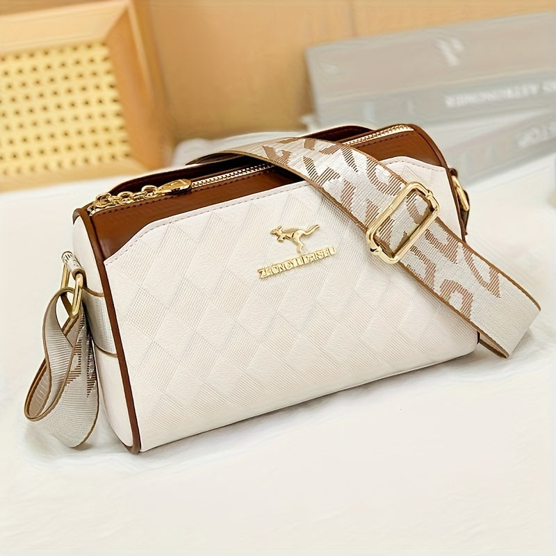 Borsa a tracolla fashion Valstrend, multistrato, casual donna con manici, ideale per il tempo libero e la vita quotidiana.