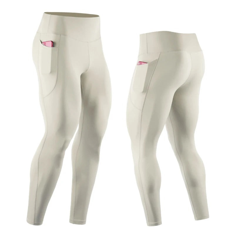 Pantaloni da corsa skinny da uomo Valstrend Shop, comodi e aderenti, ideali per yoga e attività sportive, in tessuto elastico nero.