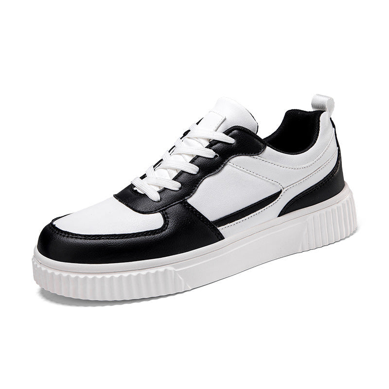 Scarpe sportive casual da uomo Valstrend con suola piattaforma, design sportivo e comfort visibile in primo piano.