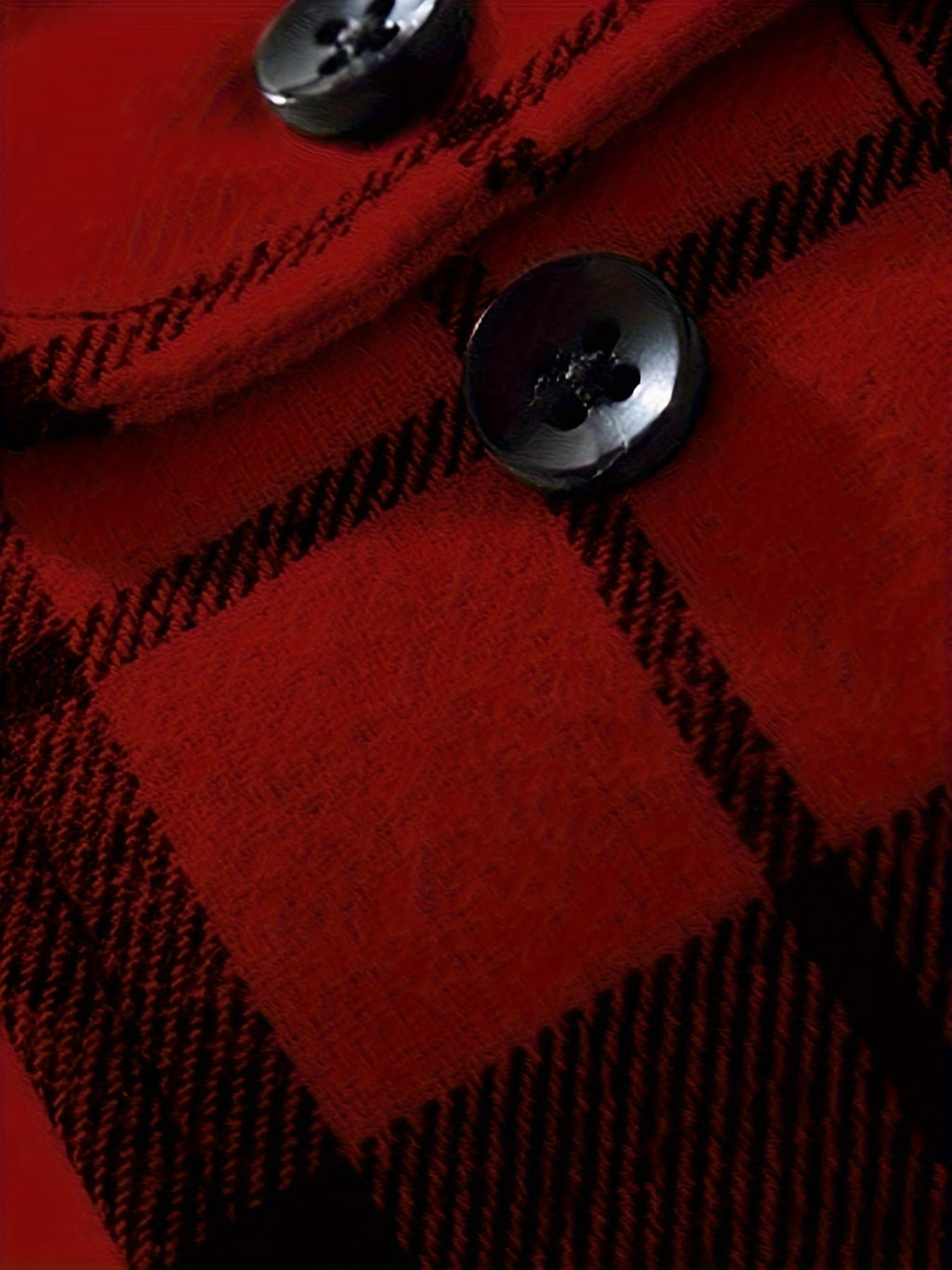 Camicia da uomo a quadri Valstrend con maniche lunghe, tasche con pattina, collo a revers, perfetta per primavera e autunno.