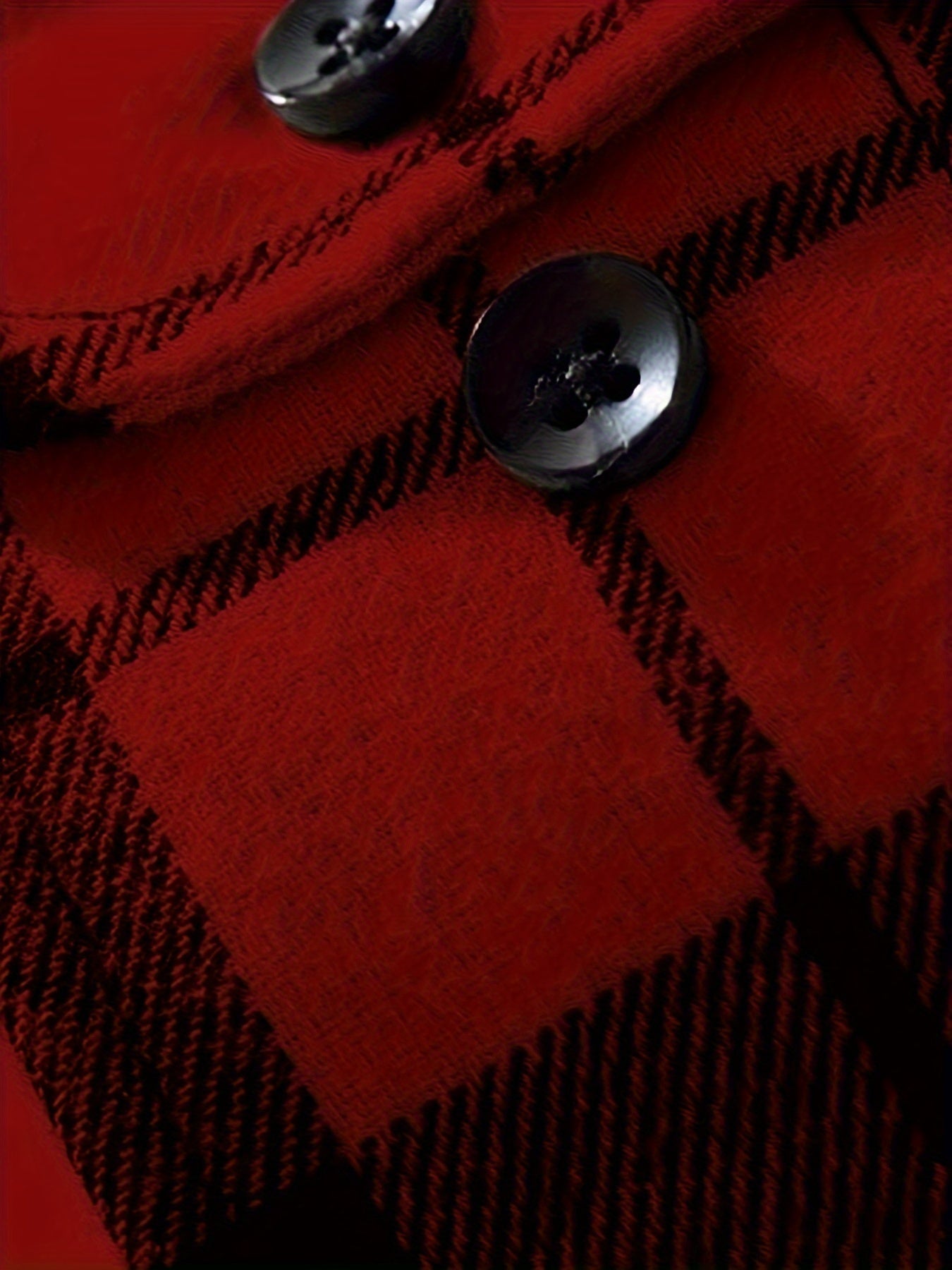 Camicia da uomo a quadri Valstrend con maniche lunghe, tasche con pattina, collo a revers, perfetta per primavera e autunno.