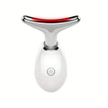 PVD Dolphin-Shaped Facial Beauty Instrument with Vibration Massage, Skin Tightening, and Heating Function - USB Rechargeable Lithium Polymer Battery 500mAh, Low Voltage ≤36V, for Improved Skin Elasticity and Deep Cleansing