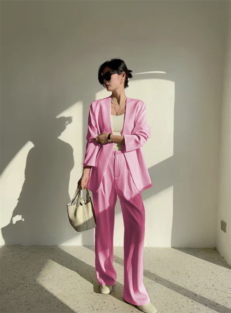 Casual Temperament Twinset Spring And Autumn Women's Suit