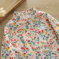 Autumn New Women's Clothing Printed Loose Lapel Long Sleeves Shirt