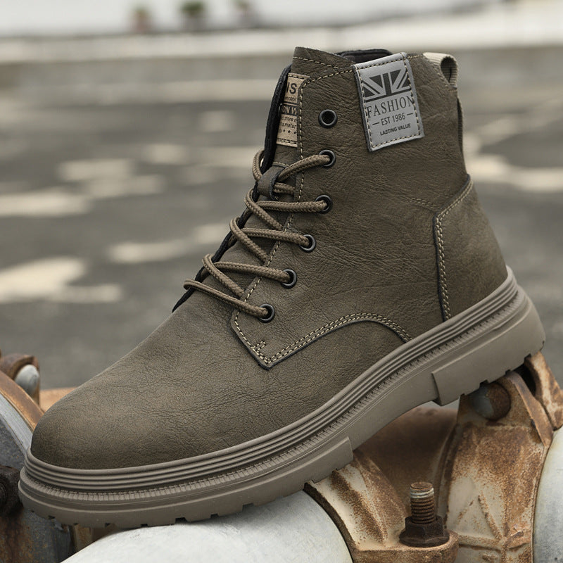 Scarpe da uomo Valstrend in vera pelle, stile britannico casual e da lavoro, con design elegante e classico.