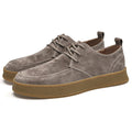 Scarpe eleganti casual da uomo Valstrend, mocassini flat in pelle opaca con lacci, ideali per la primavera.