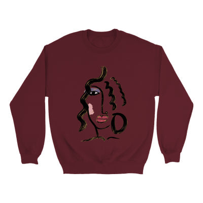 European And American Digital Printing Cartoon Round-neck Sweater