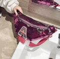 Marsupio Valstrend per bambini con paillettes, mini tracolla alla moda, stile coreano, ideale per uso quotidiano.