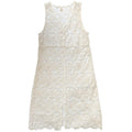Top copricostume in pizzo vuoto di Valstrend, con dettagli trasparenti e stile elegante, ideale per coprire il costume da bagno.
