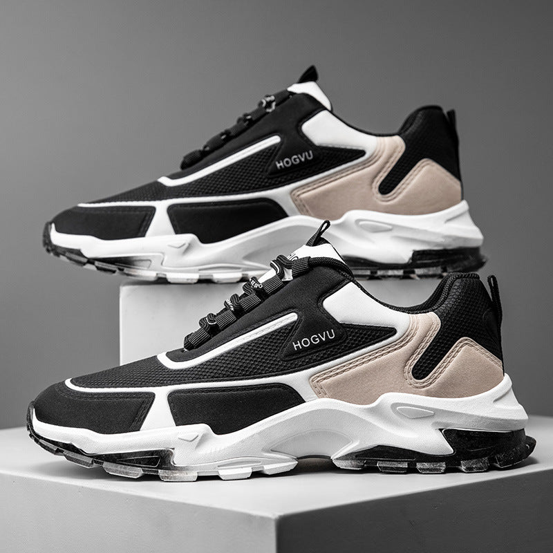 Scarpe da corsa maschili Valstrend con tomaia in mesh traspirante e suola antiscivolo, ideali per corsa e allenamenti.