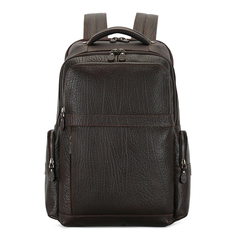 Men's First Layer Cowhide 156-inch Computer Backpack