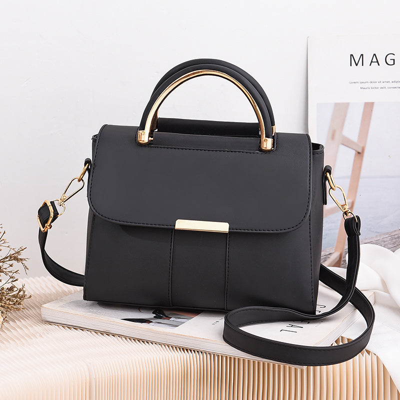 Women's PU Leather Crossbody Bag, Minimalist Simple Tote Bag, Adjustable Strap, Lightweight Casual Shoulder Bag For Work, Trendy Square Bag