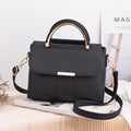 Women's PU Leather Crossbody Bag, Minimalist Simple Tote Bag, Adjustable Strap, Lightweight Casual Shoulder Bag For Work, Trendy Square Bag