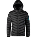 Giaccone da uomo plus size in velluto imbottito con cappuccio, cotone spesso, stile caldo e comodo, marca Valstrend.