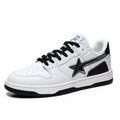 Scarpe da donna Valstrend XINGX sneakers flat con contrasto retrò, stile versatile e adatto a ogni outfit.