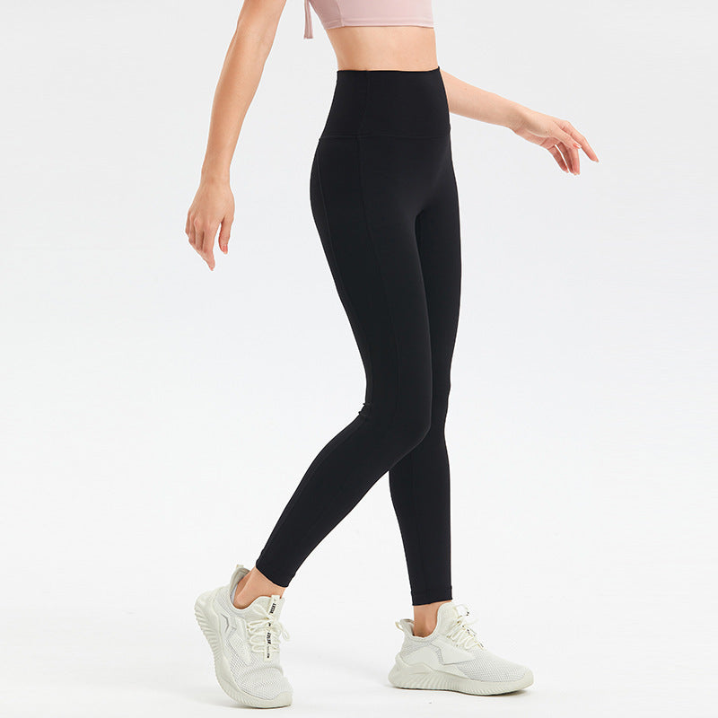 Pantaloni a vita alta europei e americani Valstrend, pantaloni aderenti con effetto sollevamento dei fianchi e stile casual elegante