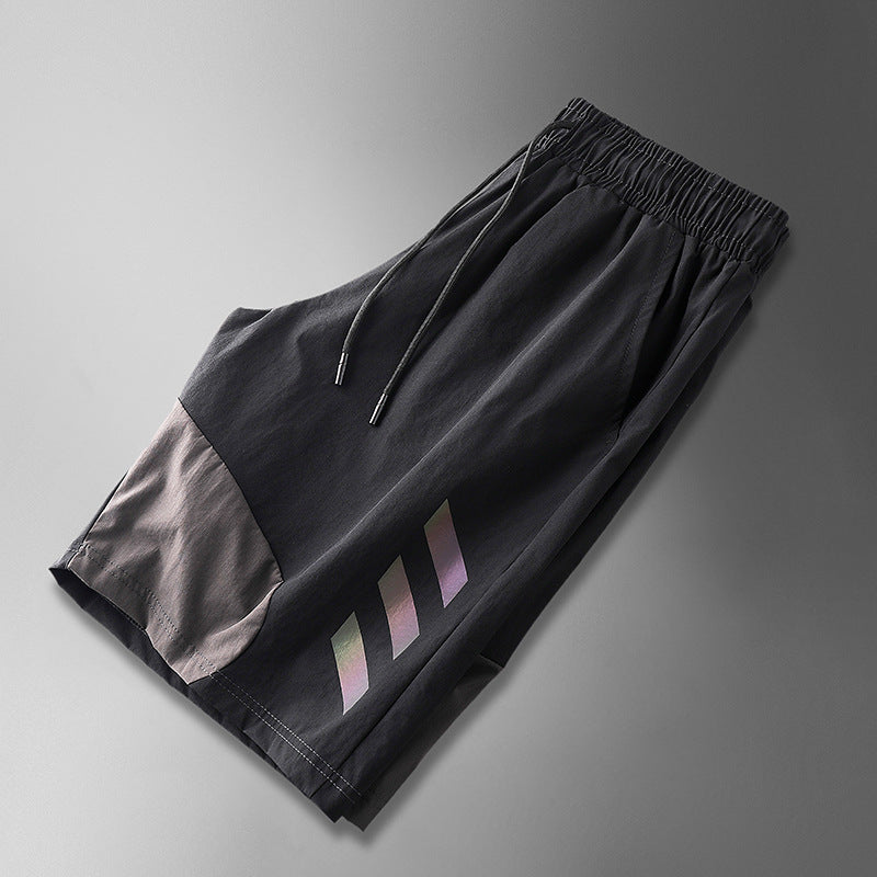 Pantaloncini da uomo Valstrend, shorts estivi casual sportivi in tessuto leggero con elastico in vita e design sportivo.
