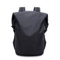 Zaino casual da uomo Valstrend per viaggio e uso quotidiano, con scomparti spaziosi e design resistente, in tessuto nero.