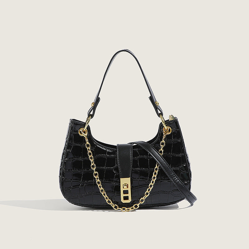 Borsa piccola a tracolla Valstrend in pietra con motivo elegante, alta qualità, design compatto e stile alla moda.